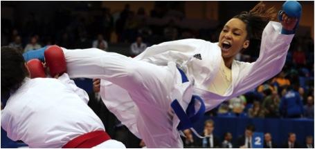 Sport, karaté (Lucie Ignace)