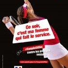 Ce soir c'est ma femme qui fait le service Une joueuse de tennis