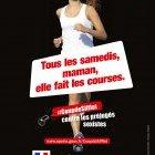 Tous les samedis, maman elle fait les courses Une joggeuse