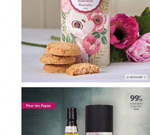 un cadeau sucré pour elle, de l'alcool pour lui