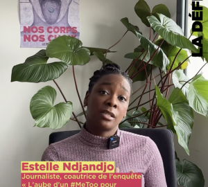 Estelle Ndandjo, journaliste 