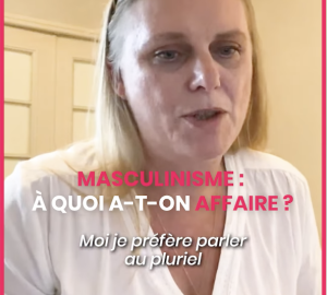 Plan moyen de Stephanie Lamy, autrice d'un livre sur les masculinismes