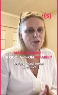 Plan moyen de Stephanie Lamy, autrice d'un livre sur les masculinismes