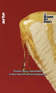 Banane et caramel qui coule